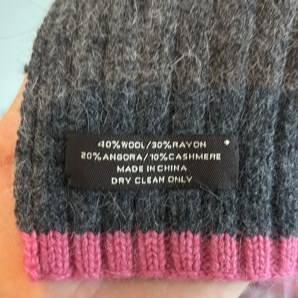 NWOT Wool coach scarf - Picture 4 of 4